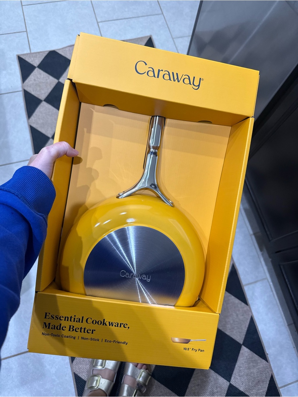Caraway Yellow 10.5" Nonstick Fry Pan - Bright Yellow Finish